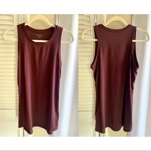 Athleta Essence Vital Tank -Medium Tall -Burgundy